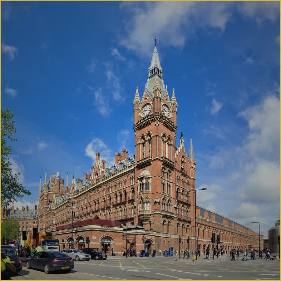 St Pancras railway station, London